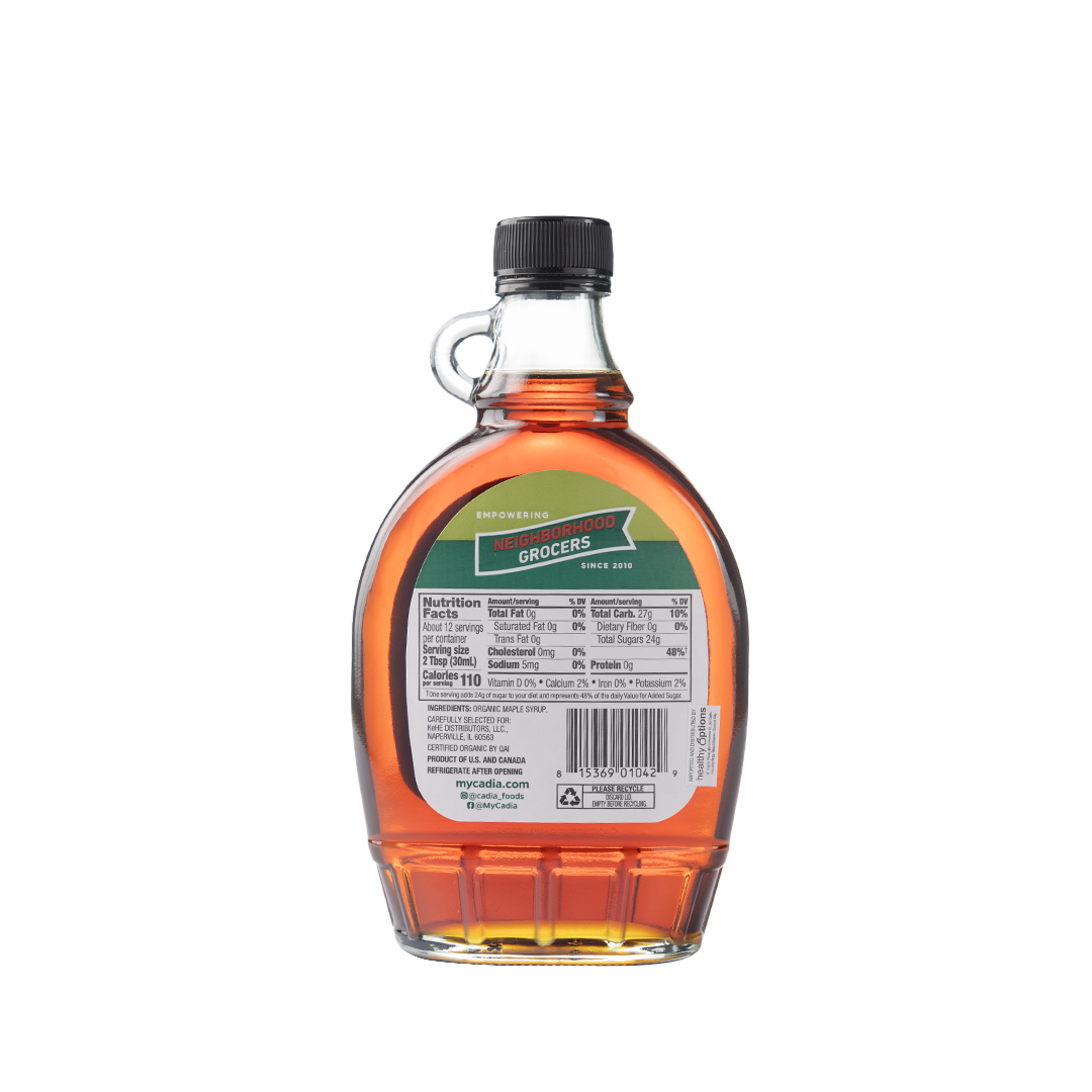 Cadia Organic Grade A Maple Syrup 354ml