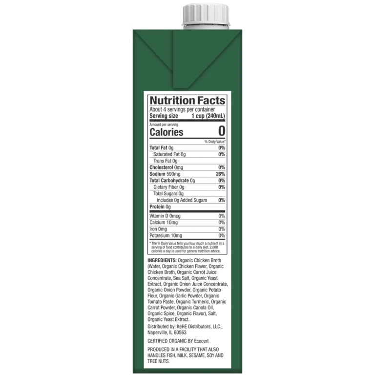 Cadia Organic Free-Range Chicken Broth 907g