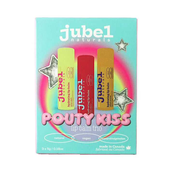 Jubel Naturals Frosty Kiss Lip Balm Trio