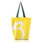 Healthy Options Yellow Tote Bag - Good Food Good Mood