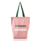 Healthy Options Pink Tote Bag - Fitness Goddess