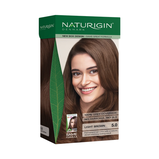 Naturigin Hair Colour 5.0 Light Chocolate Brown 115g