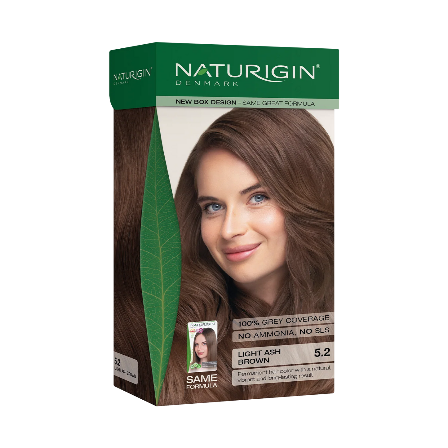 Naturigin 5.2 Light Ash Brown Permanent Hair Color