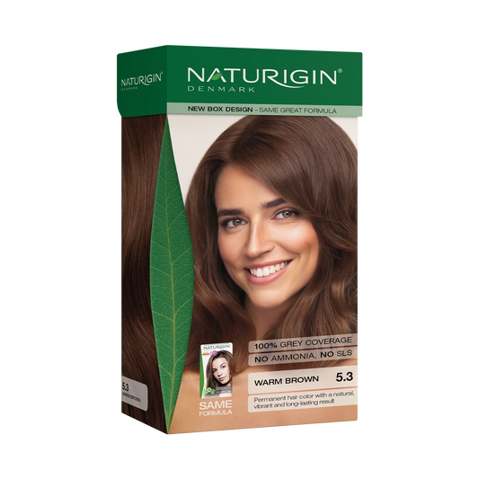 Naturigin 5.3 Warm Brown 100% Permanent Hair Colour