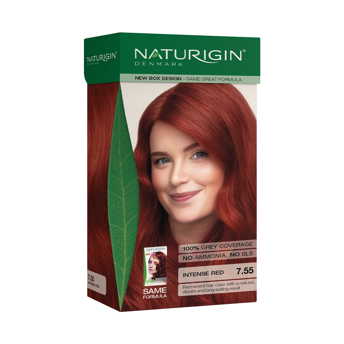 Naturigin 7.55 Intense Red 100% Permanent Hair Colour