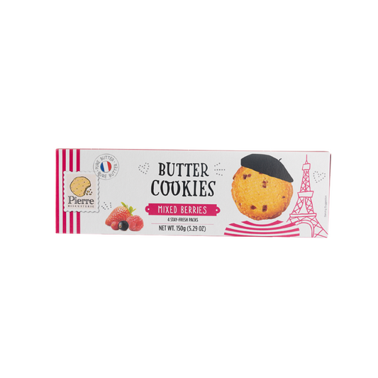 Pierre Biscuiterie Mixed Berries Butter Cookies 150g