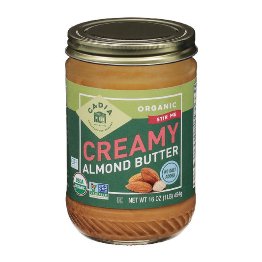 Cadia Organic Creamy Almond Butter 454g