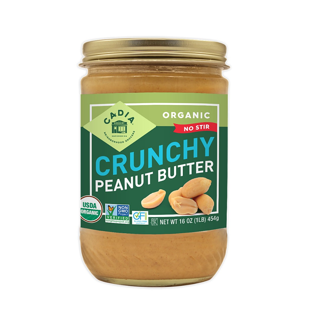 Cadia Organic Crunchy Peanut Butter 454g