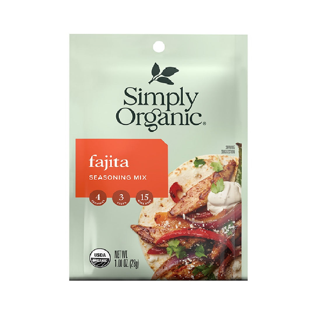 Simply Organic Fajita Seasoning 28g