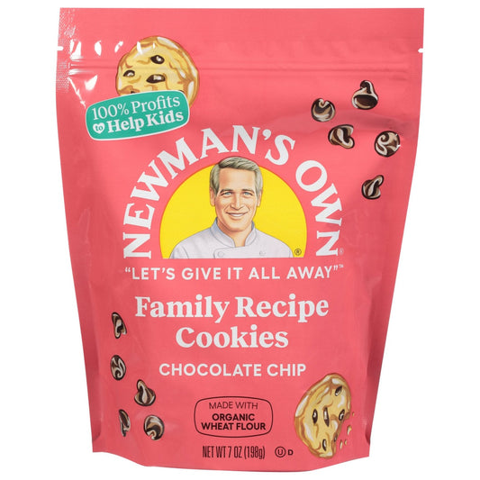 Newman's Own Family Recipe Chocolate Chip Cookies 198g