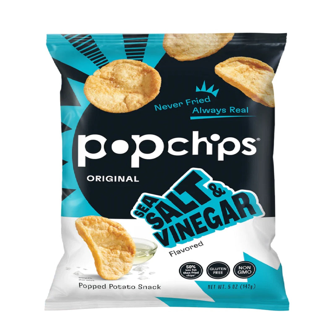 Popchips Sea Salt & Vinegar 142g – Healthy Options