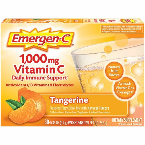 Emergen-C® 1,000mg Vitamin C Tangerine 30 Packets