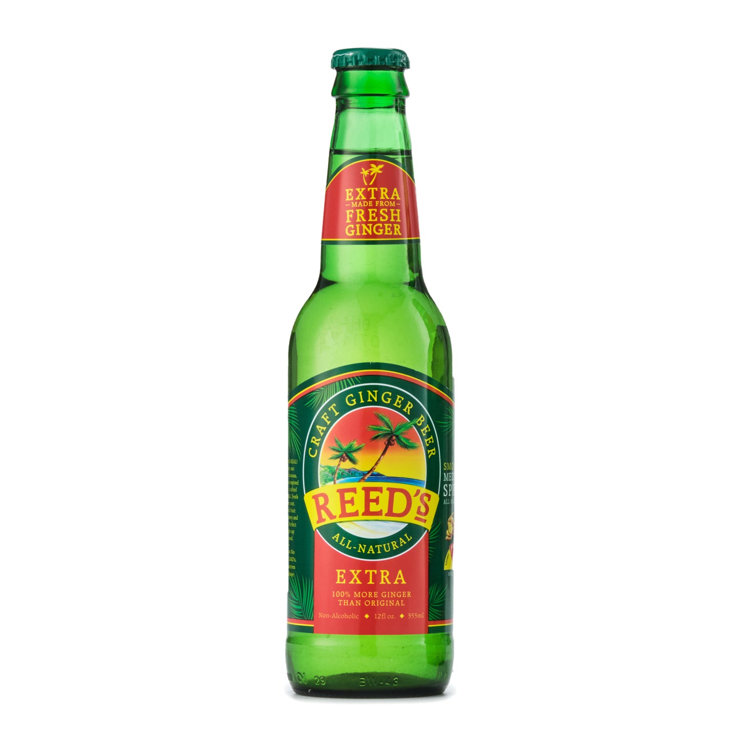 Reed's Extra Ginger Brew Ginger Beer 355ml