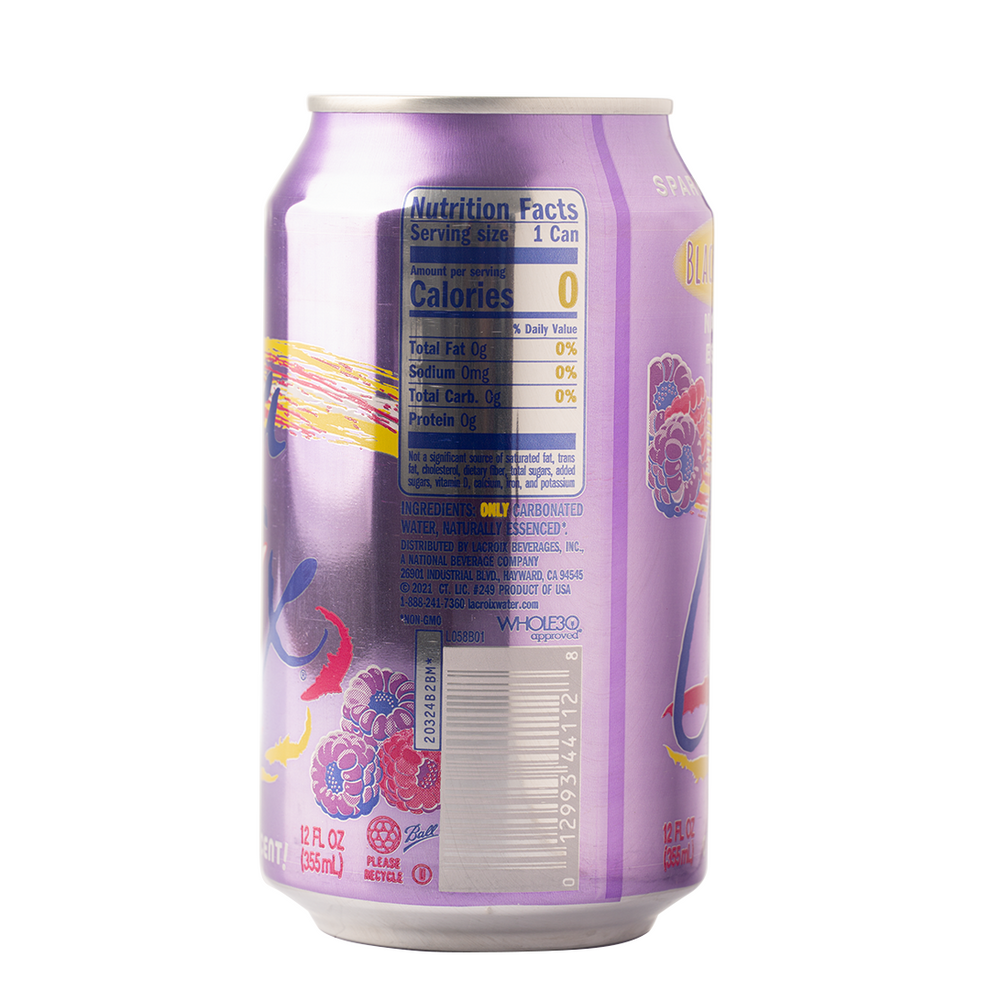 La Croix Black Razzberry Sparkling Water 355ml – Healthy Options