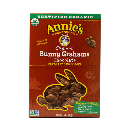Annie's Organic Bunny Grahams Chocolate 213g