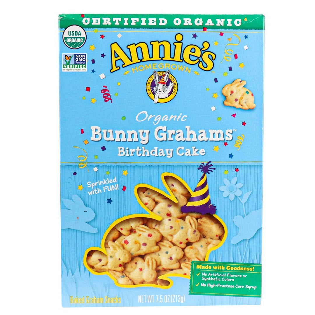 Annie's Organic Bunny Grahams Birthday Cake 213g