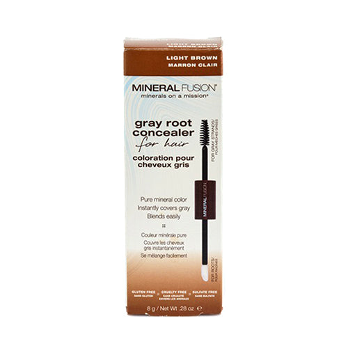 Mineral Fusion Gray Root Concealer, Light Brown