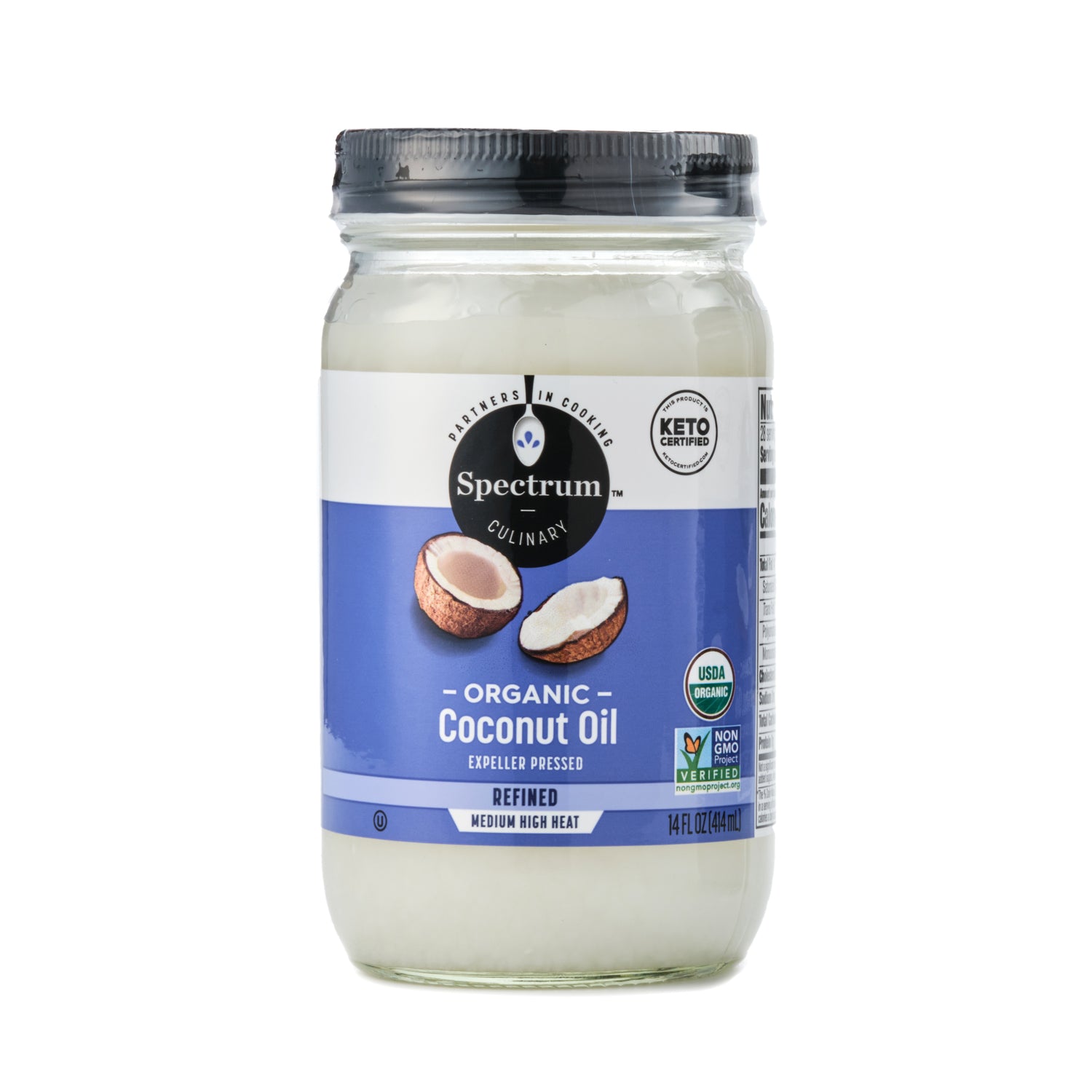 Spectrum Organic Coconut Oil Refined 414mL Healthy Options Spectrum organic coconut oil refined 414ml healthy options