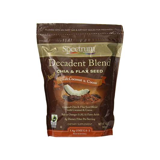 Spectrum Essentials Decadent Blend Chia & Flaxseed with Coconut & Cocoa 340g