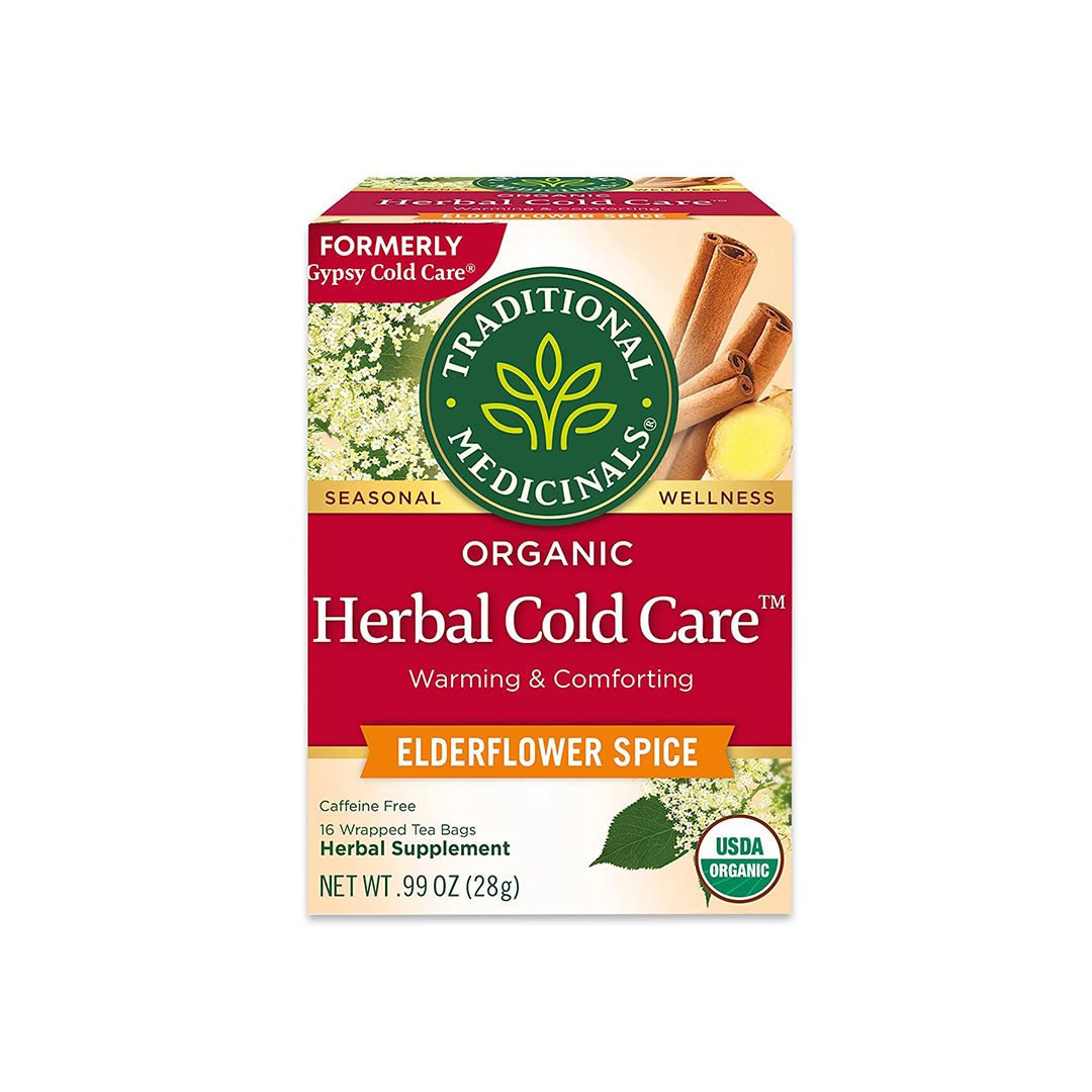 Traditional Medicinals Herbal Cold Care Elderflower Spice  16 tea bags