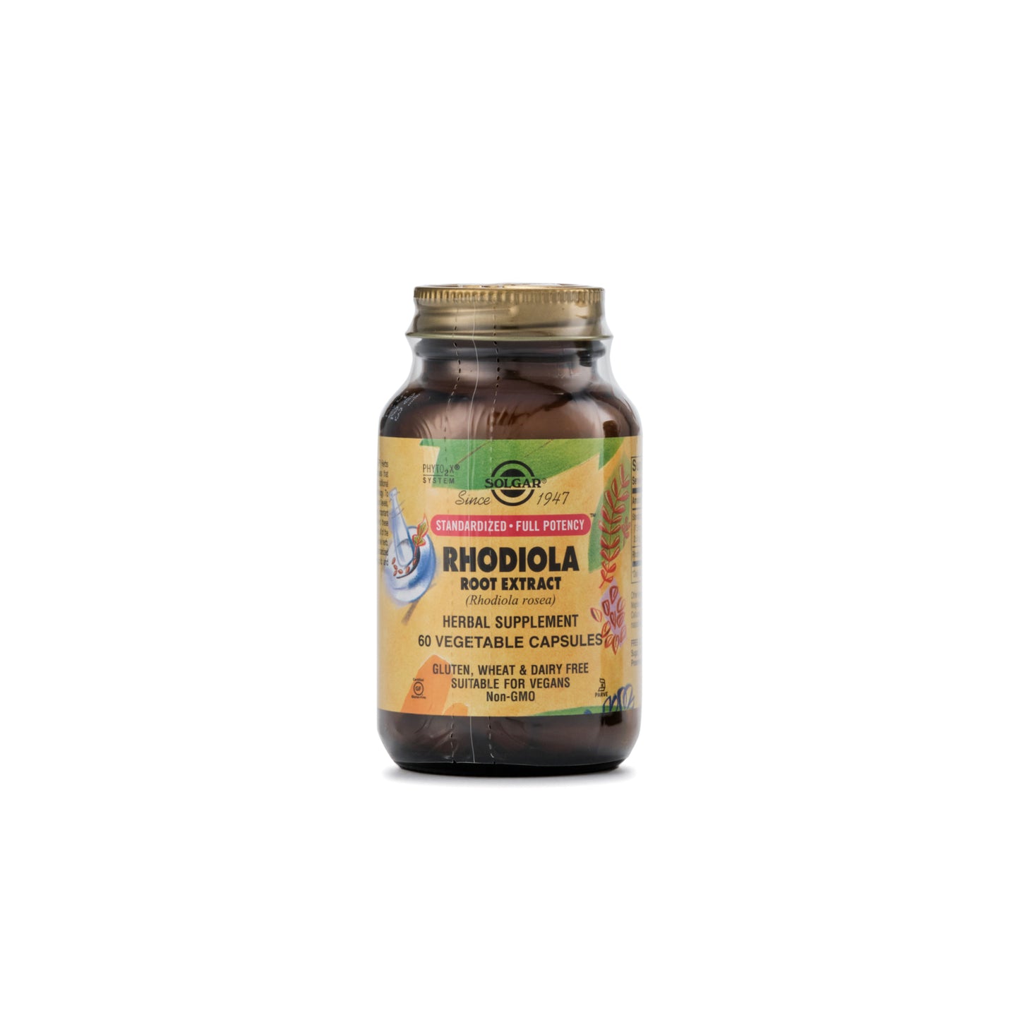 Solgar Standard Full Potency Rhodiola 60 Capsules