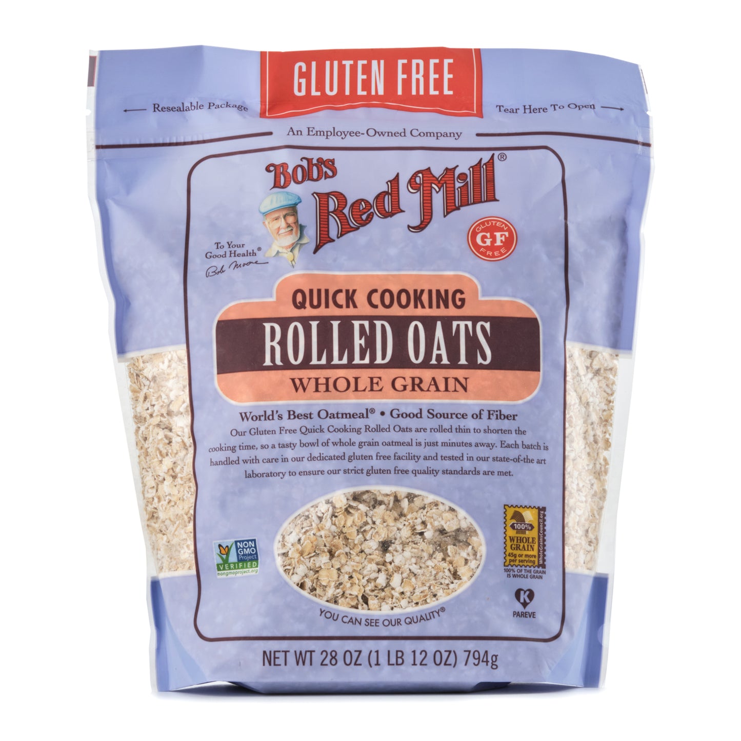 Bob's Red Mill Gluten-Free Quick Cooking Rolled Oats 794g