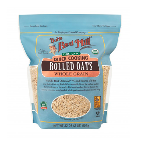 Bob's Red Mill Organic Quick Cooking Rolled Oats 907g