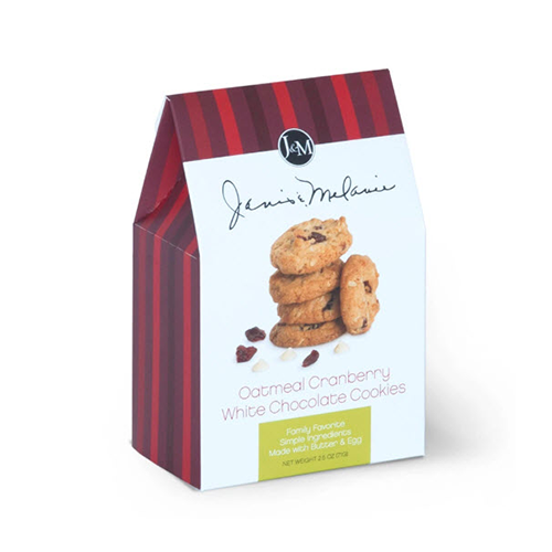 J&M Oatmeal Cranberry White Chocolate Cookies 71g