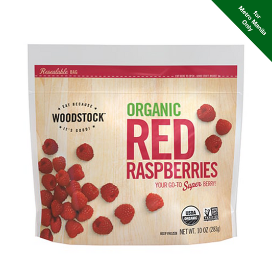 Frozen Woodstock Organic Red Raspberries 283g