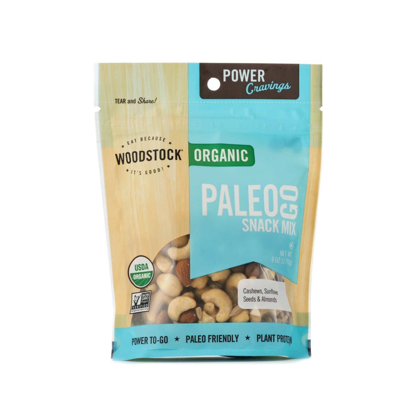 Woodstock Farms Organic Paleo Go Snack Mix 170g