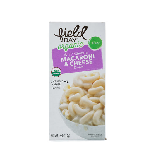 Field Day Organic Deluxe White Cheddar Macaroni & Cheese 170g
