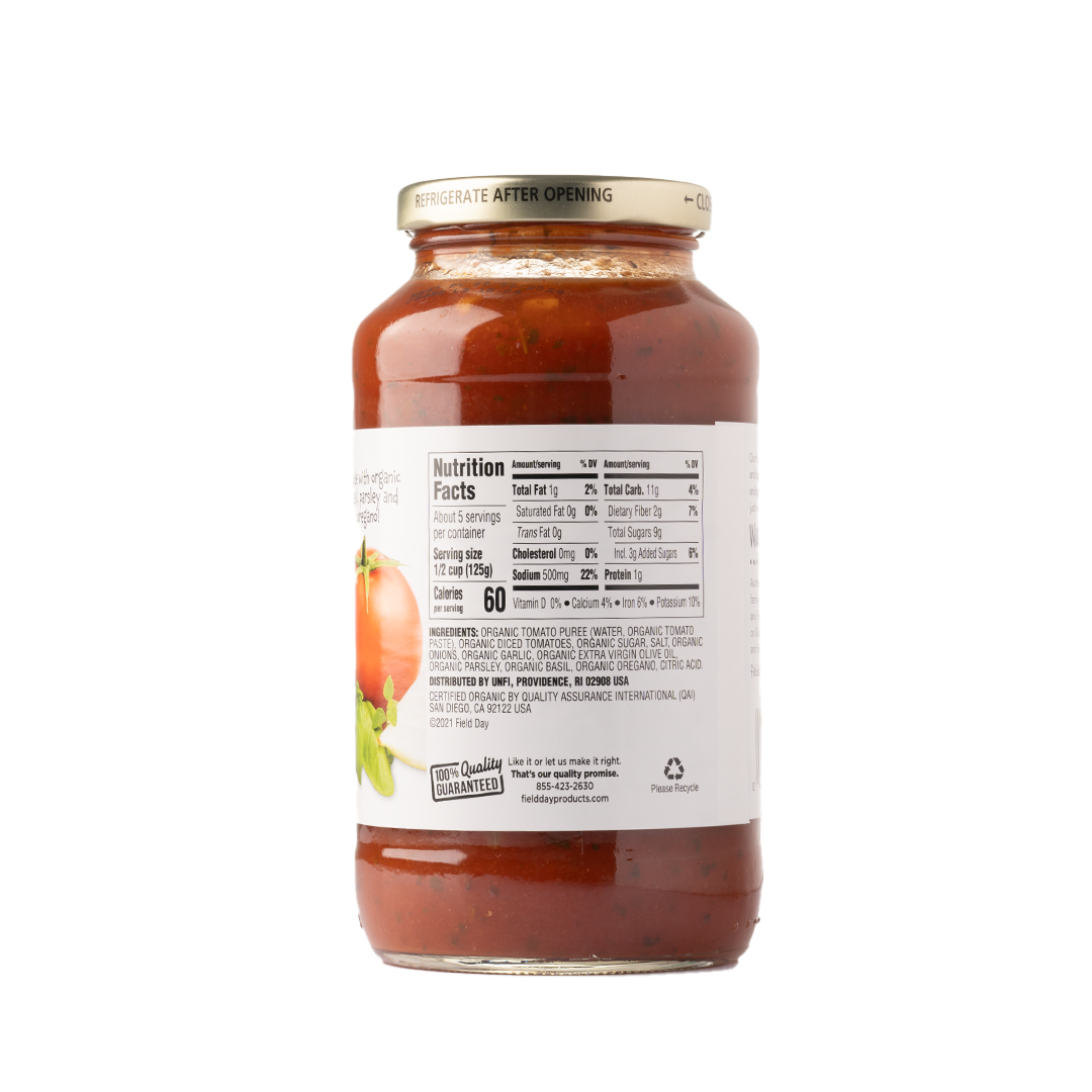 Field Day Organic Italian Herb Pasta Sauce 680g
