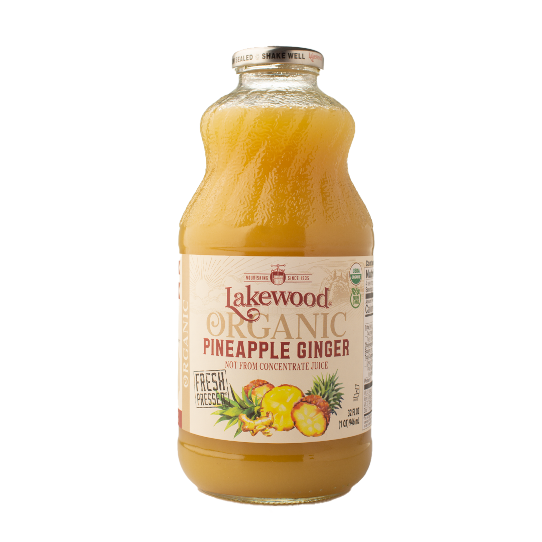 Lakewood Organic Pineapple Ginger 946ml – Healthy Options