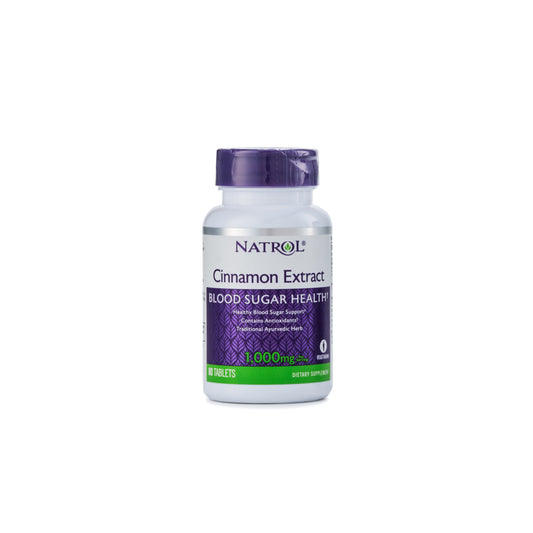Natrol Cinnamon Extract 1,000mg 80 Tablets