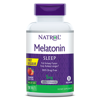Natrol Melatonin 5mg Fast Dissolve Strawberry Flavor 90 Tablets