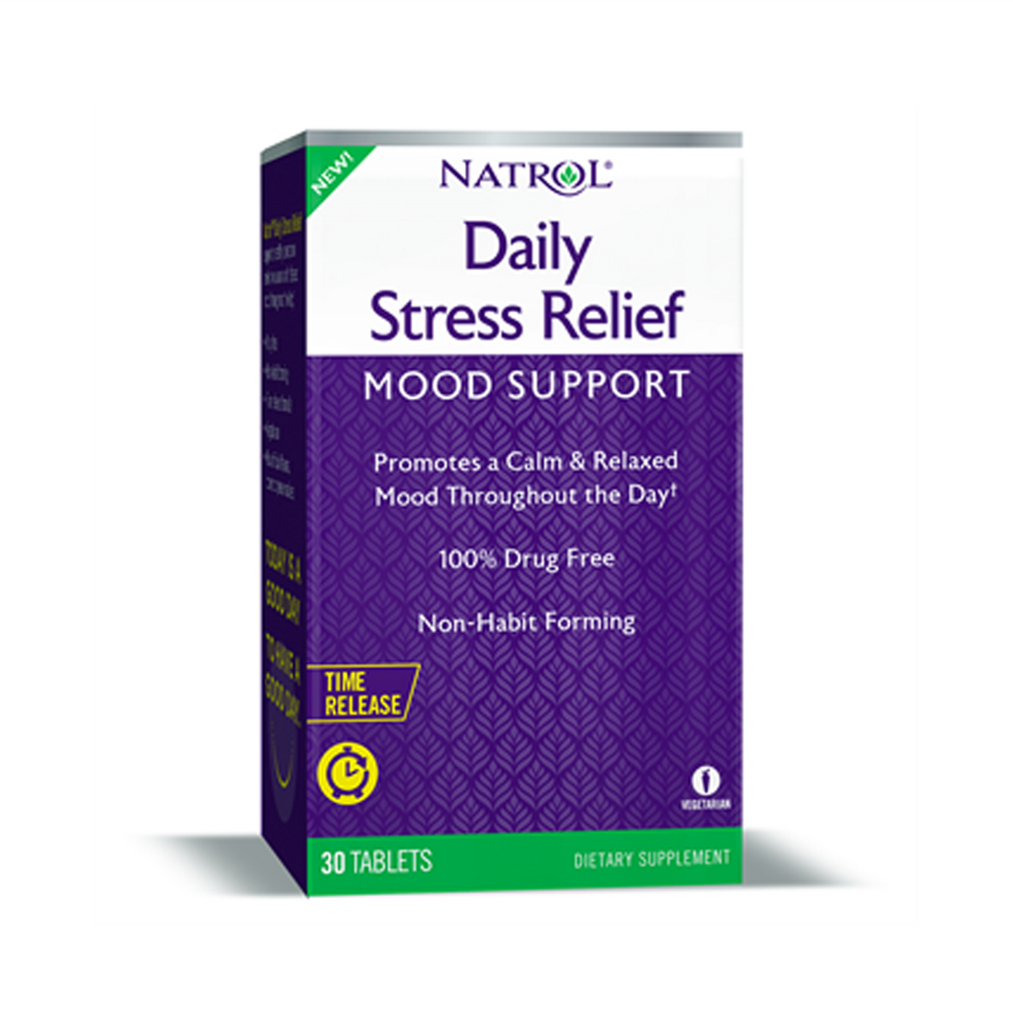 Natrol Daily Stress Relief Mood Support Time Release 30 Tablets