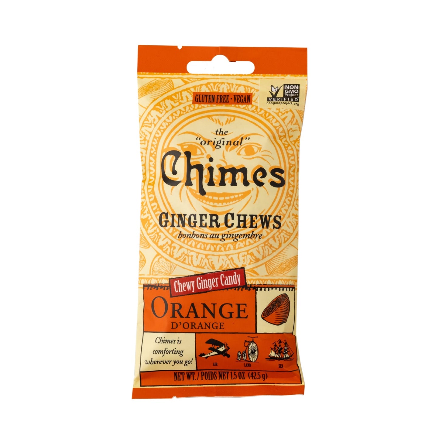 Chimes Orange Ginger Chews 42.5g