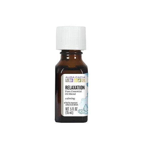 Aura Cacia Lavender Relaxation Essential Oil Blend  15ml