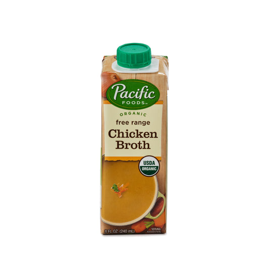 Pacific Organic Free Range Chicken Broth 240ml