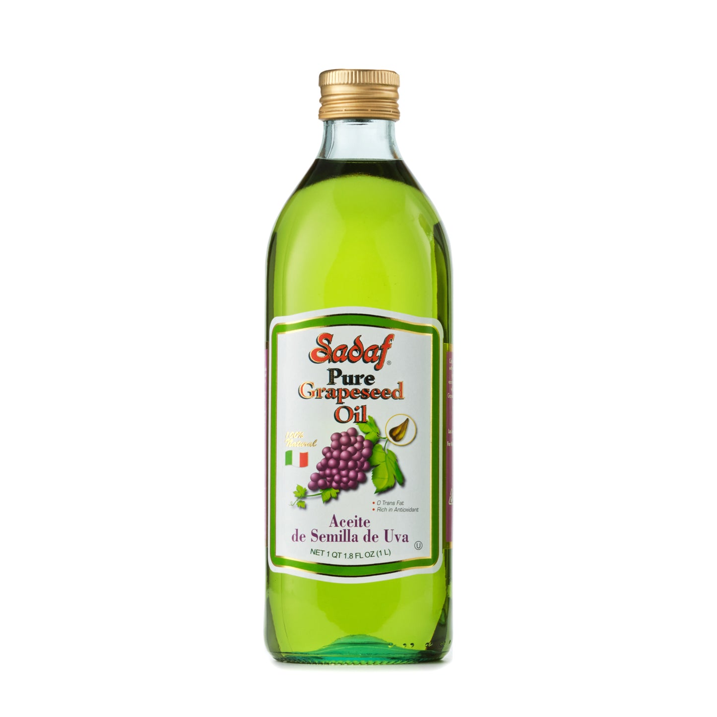 Sadaf Pure Grapeseed Oil 1L