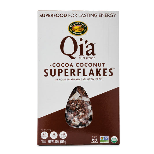 Nature's Path Qia Organic Cocoa Coconut Superflakes 284g