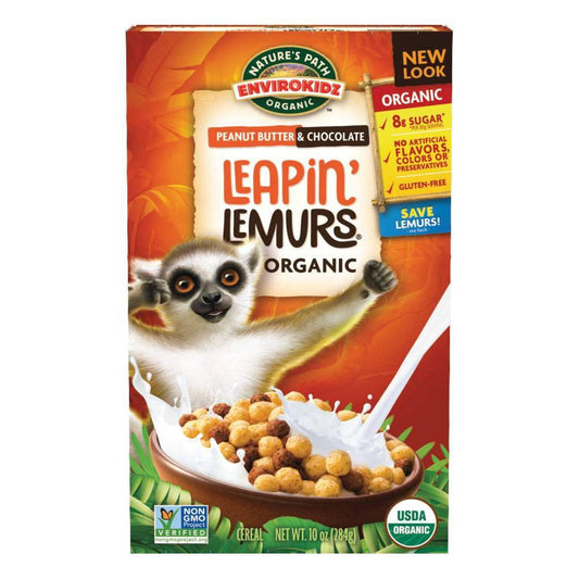 Envirokidz Organic Peanut Butter & Chocolate Leapin' Lemurs 284g