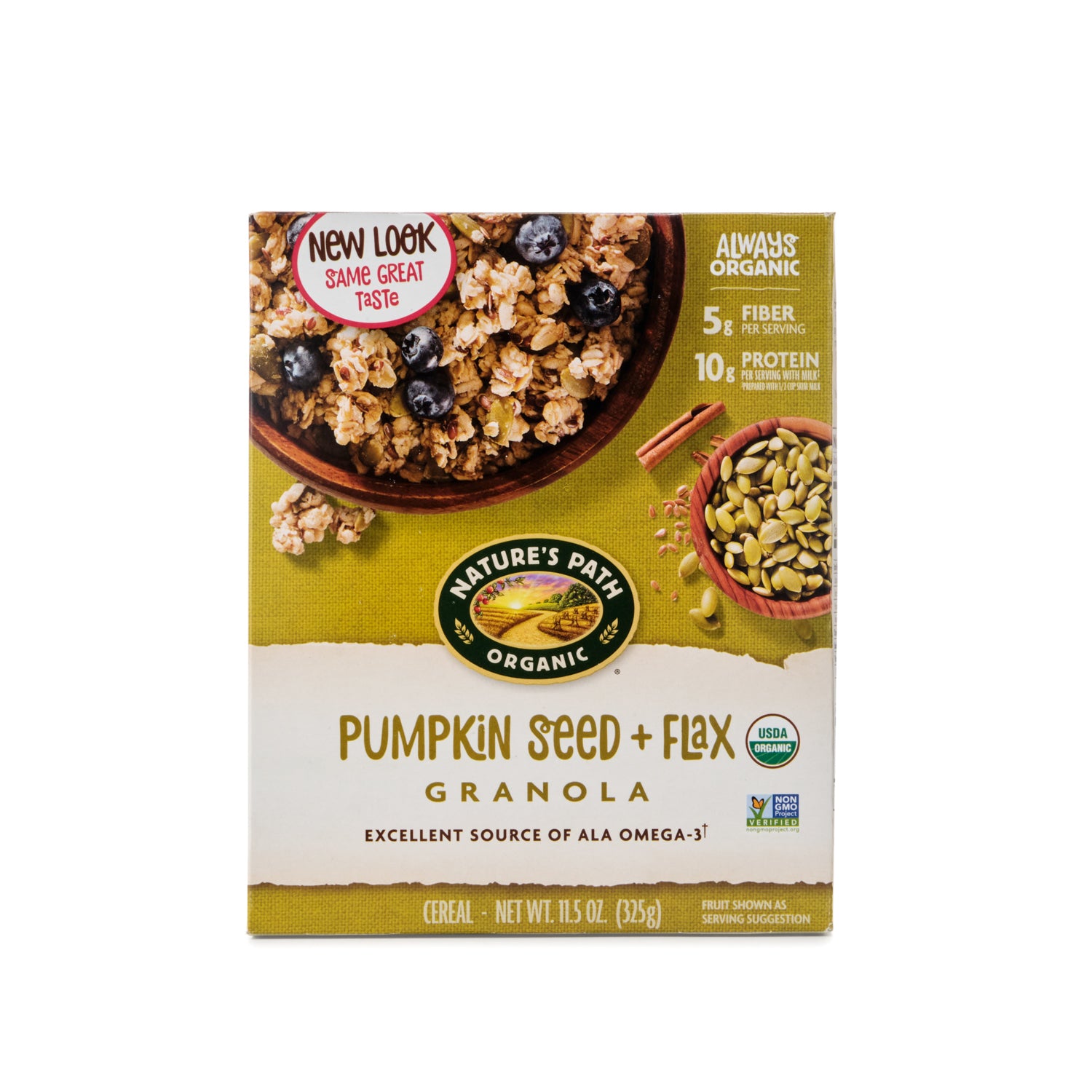 Nature's Path Pumpkin Seed + Flax Granola 325g – Healthy Options