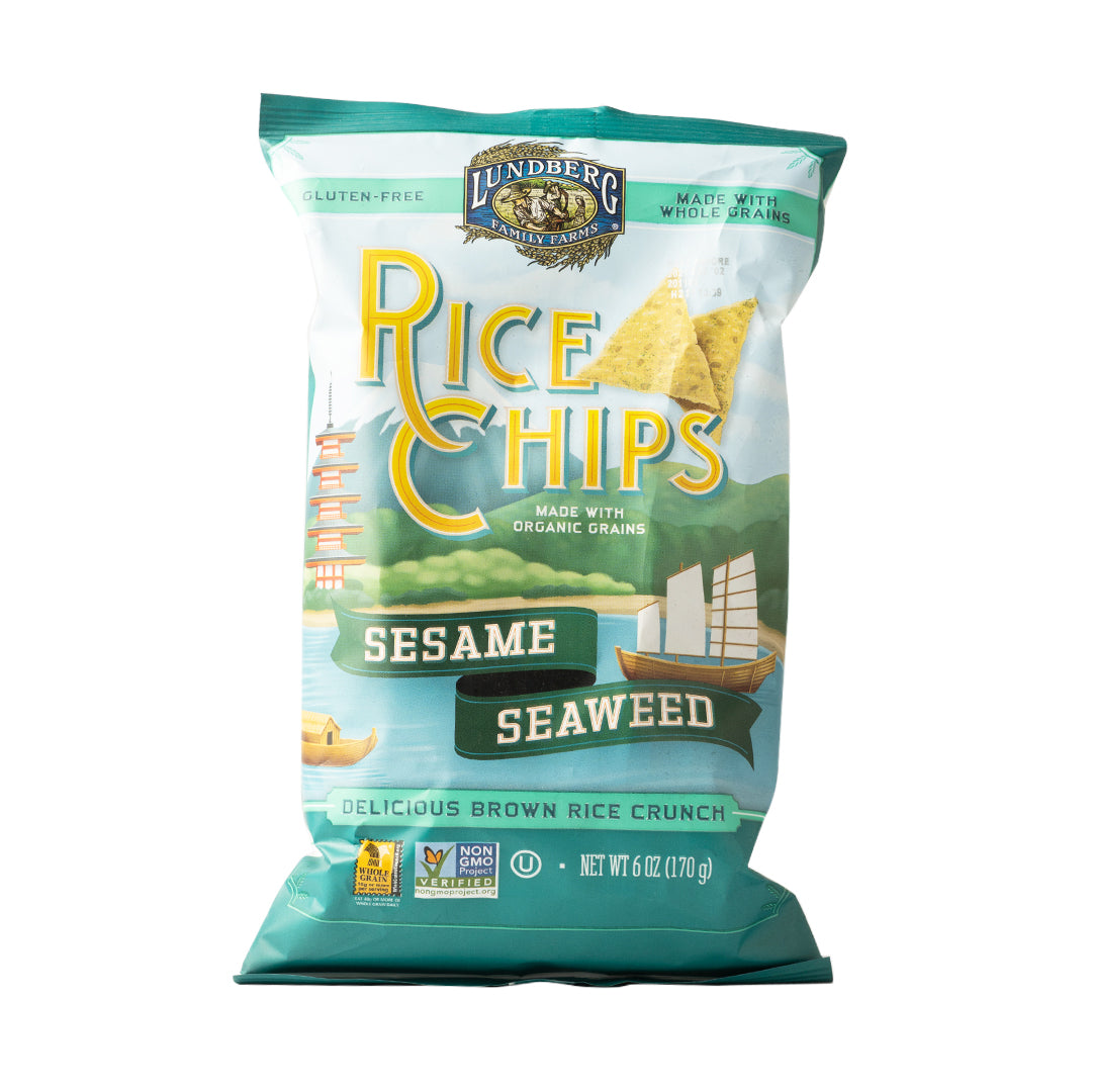 Lundberg Rice Chips Sesame Seaweed 170g