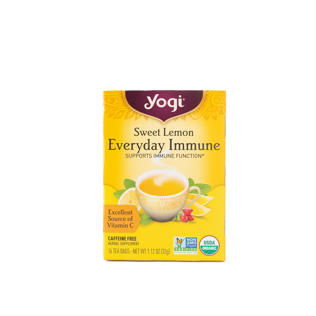 Yogi Sweet Lemon Everyday Immune Tea 16 tea bags – Healthy Options