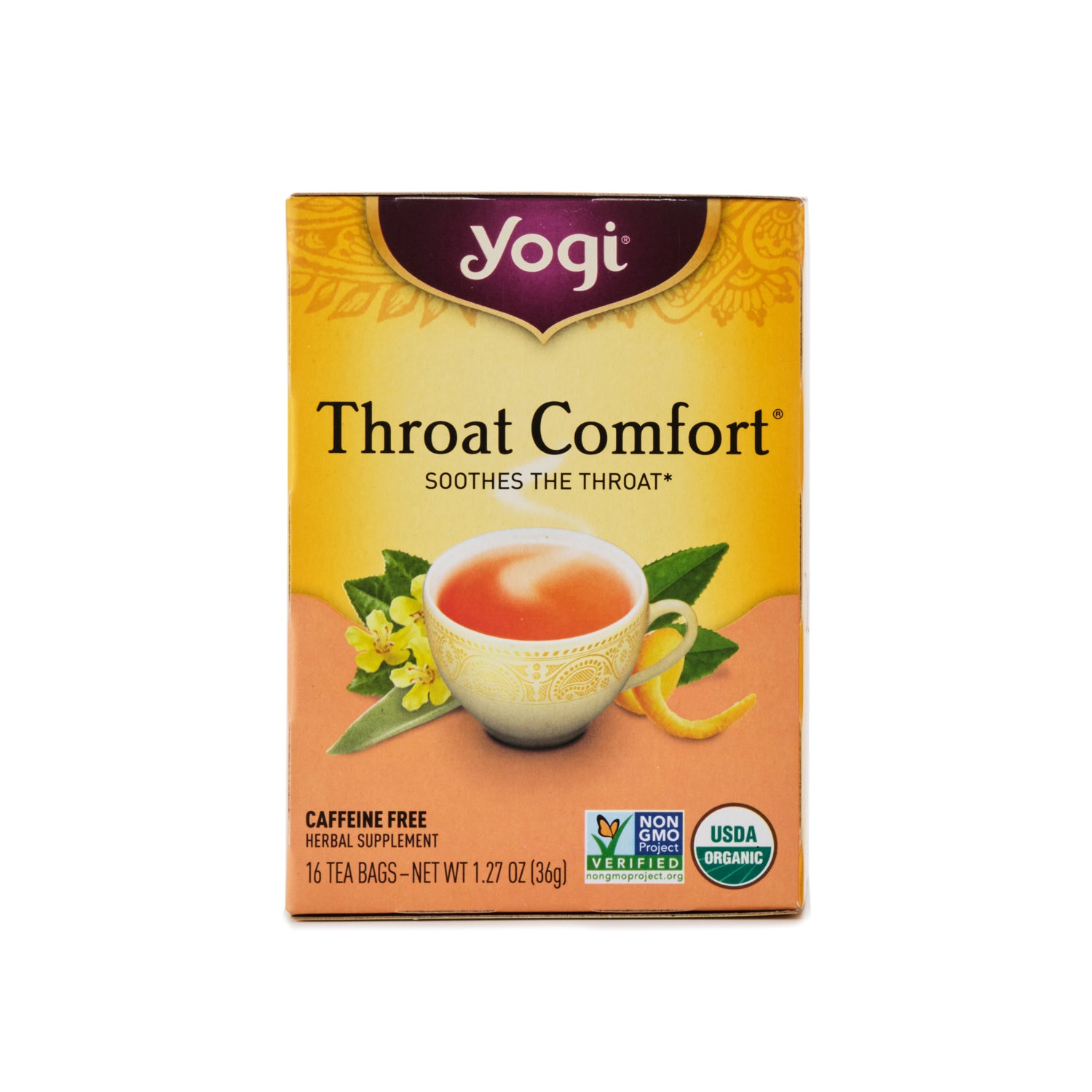 Yogi Throat Comfort 16 tea bags – Healthy Options