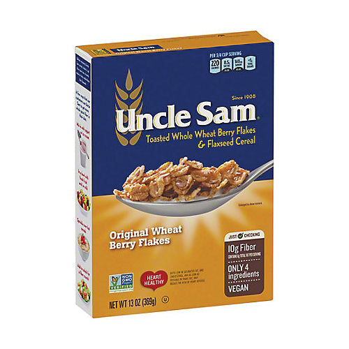 Uncle Sam Toasted Whole-Wheat Flakes & Flaxseed Original 284g