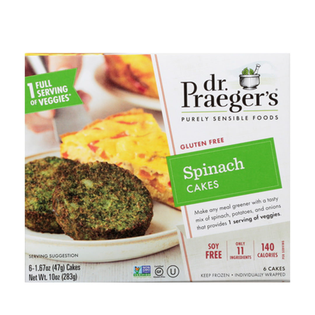 Frozen Dr. Praeger's Spinach Cakes 283g