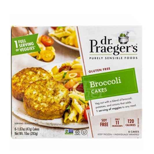 Frozen Dr. Praeger's Broccoli Cakes 283g
