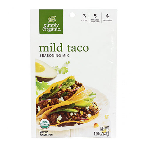 Simply Organic Mild Taco Seasoning Mix 28g